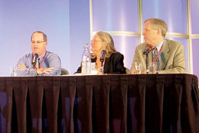 L to R: Steven Breckler, Antonette Zeiss, and Bruce Cuthbert