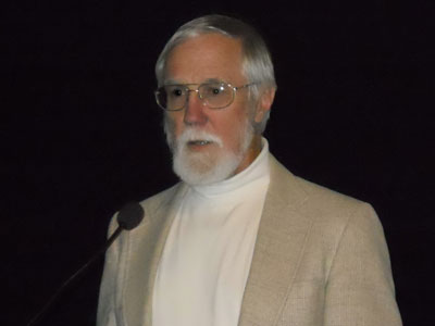John C. Crabbe delivers the Mark Keller Honorary Lecture at the National Institute of Health.