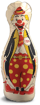 This is a photo of an inflatable Bobo doll.