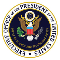 This is a photo of a seal that reads, "Executive Office of the President of the United States."