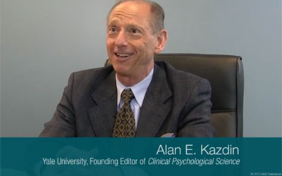 This is a photo of Clinical Psychological Science Founding Editor Alan Kazdin.