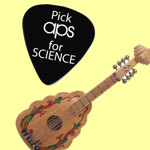 When the Music, Mind, and Brain Theme Program and Saturday Night Concert leave you feeling inspired to make your own music, pick up an APS guitar pick. It will work with ukuleles, too.