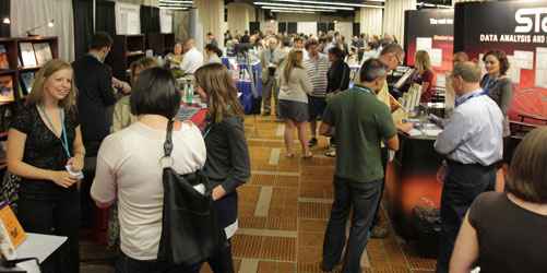 The Exhibit Hall was a popular stop at the Convention.