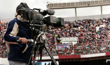 This is a photo of a reporter at a sports event. With three days left until the 2012 Olympics begin, the science behind the many complexities of sports and competition have been all over the news. Some recent psychological science highlights that have been making headlines.