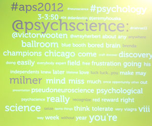 Twitter was abuzz with psychological science throughout the convention.