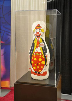 This is a photo of Albert Bandura's Bobo doll at the 24th APS Annual Convention.