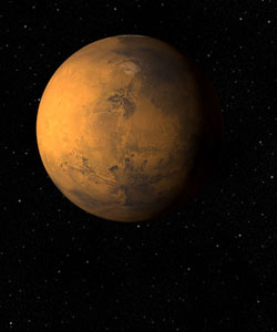 This is a photo of Mars.