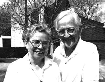 Jo Ann Evans Gardner (left), pictured with her husband, Gerald Gardner, was instrumental in founding the Association of Women in Psychology in 1969.