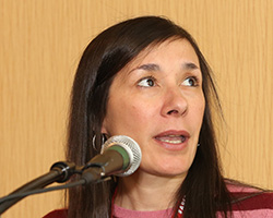 This is a photo of Joanne Davila, Stony Brook University, at the 2014 APS Annual Convention. Davila_web