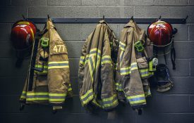 This is a photo of firefighter gear