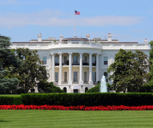 This is a picture of the White House in Washington, D.C.