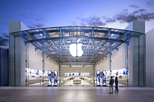 This image is of an Apple store.