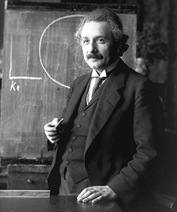 This is a photo of Albert Einstein.
