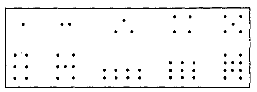 This is a figure of dot configurations.