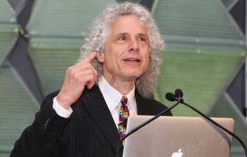 This is a photo of Steven A. Pinker at the APS Annual Convention in Chicago