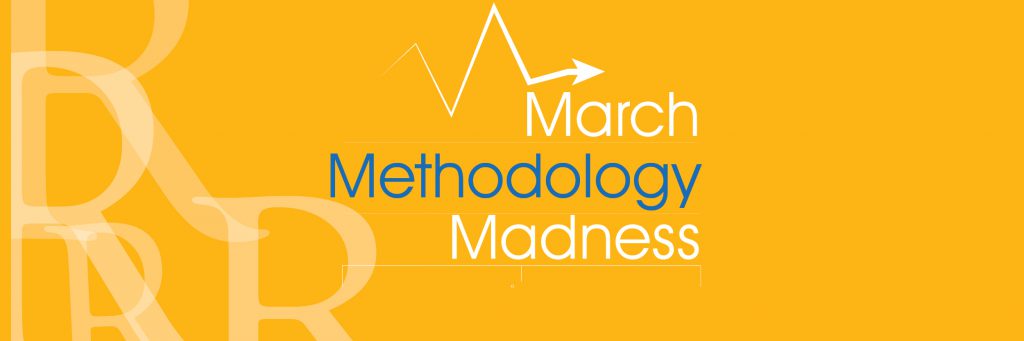 This graphic says "March Methodology Madness"