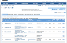 NIH Training Grants Involving RDoC