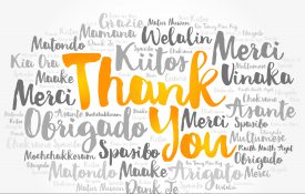 Thank You in Several Languages