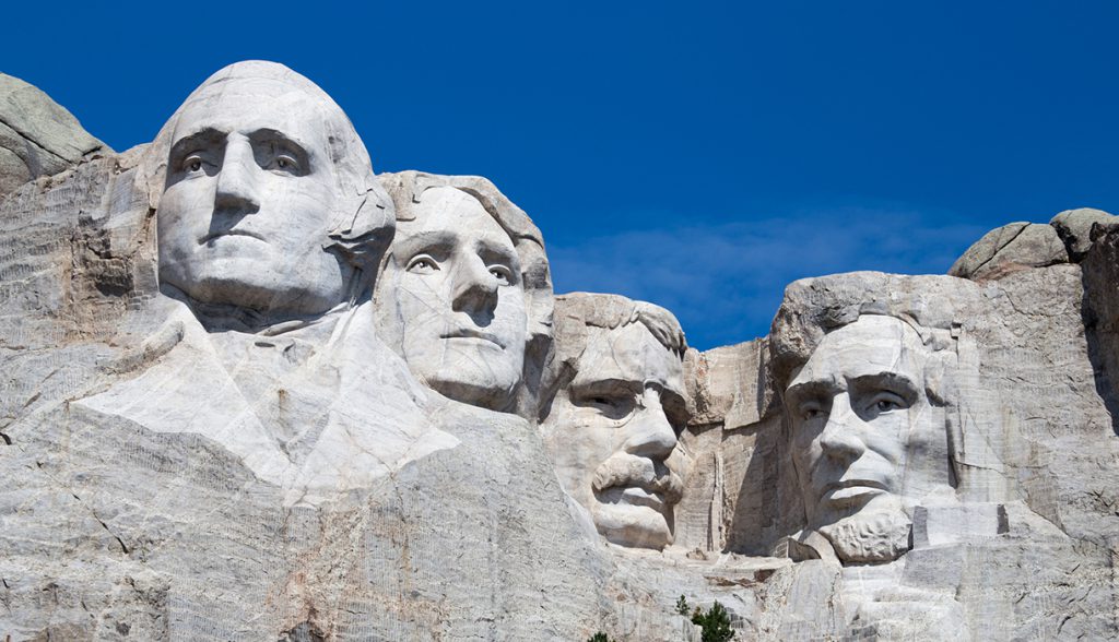 Presidents in Mt. Rushmore