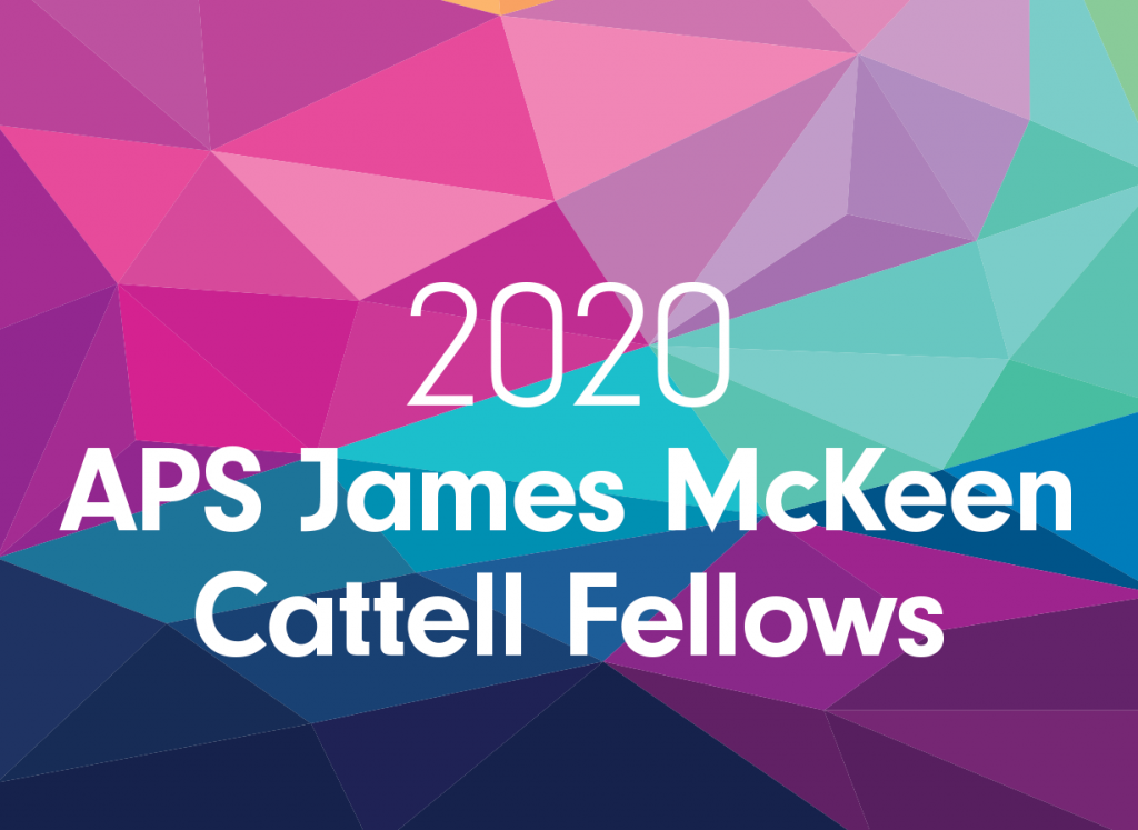 2020 APS James McKeen Cattell Fellows Header