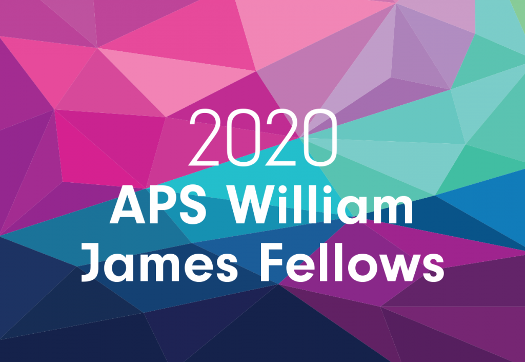 2020 APS William James Fellows Graphic