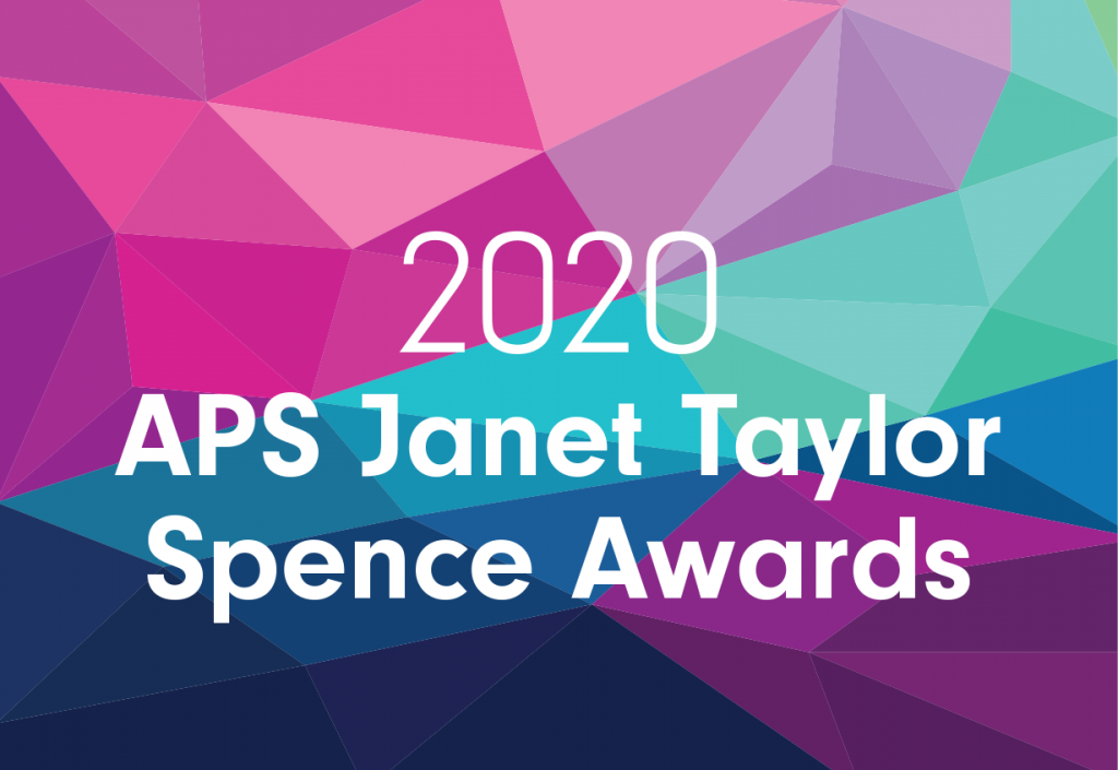 APS 2020 Janet Taylor Spence Awards