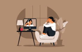 Thumbnail Image for Zoom and Alcohol Don’t Mix—Looking at Yourself During Online Social Gatherings May Worsen Mood; Alcohol May Increase This Effect