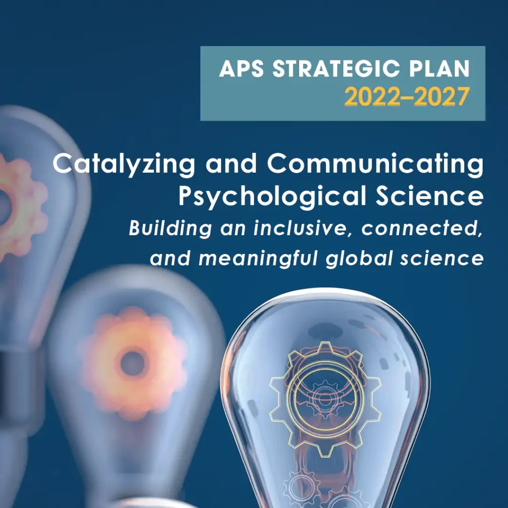 APS Strategic Plan Promotional Image- Catalyzing and Communicating Psychological Science