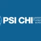 Psi Chi Logo with their motto, The International Honor Society In Psychology
