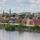 Skyline of Georgetown, Washington, DC.
