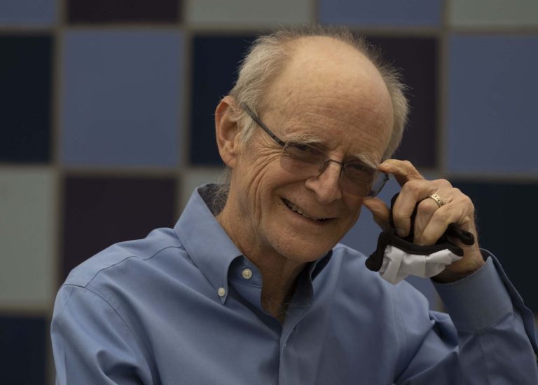 James Pennebaker smiles at the camera