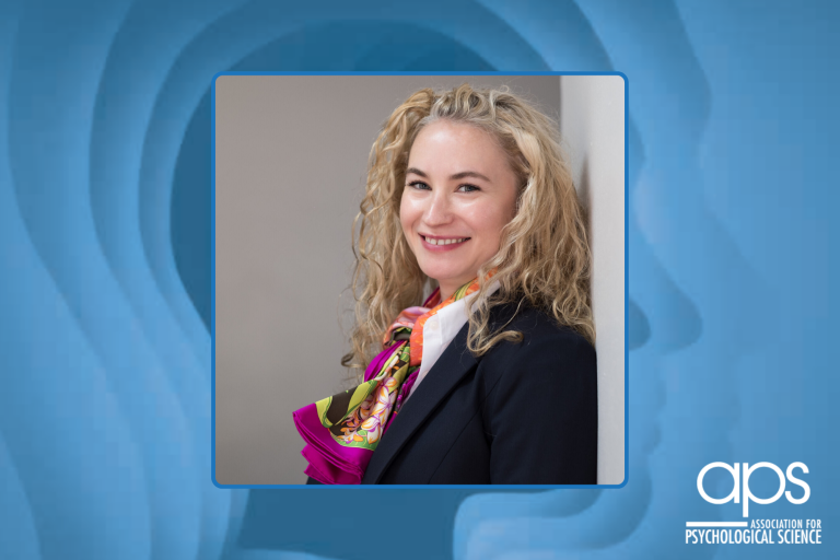 Headshot of Rachael Jack over the new APSO journal cover.