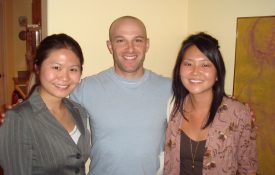Dr. Sbarra celebrates the end of the semester with then graduate students, Dr. Rita Law and Dr. Lauren Lee.