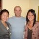 Dr. Sbarra celebrates the end of the semester with then graduate students, Dr. Rita Law and Dr. Lauren Lee.