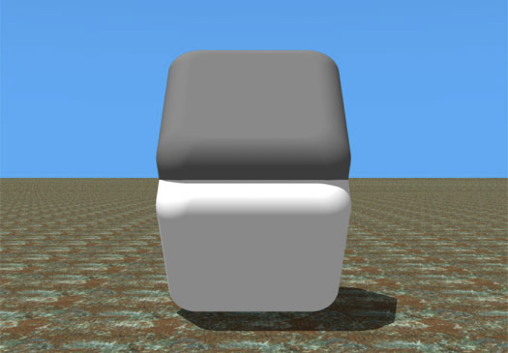 Illustration demonstrating the Craik-O'Brien-Cornsweet illusion.