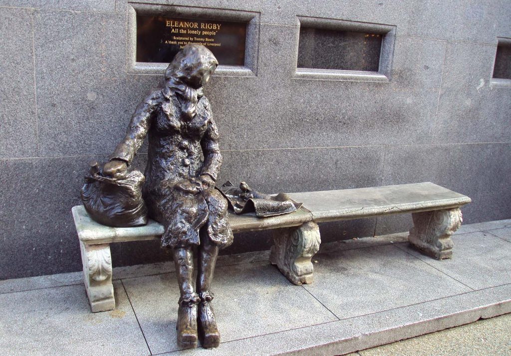 Statue of Eleanor Rigby, Liverpool.