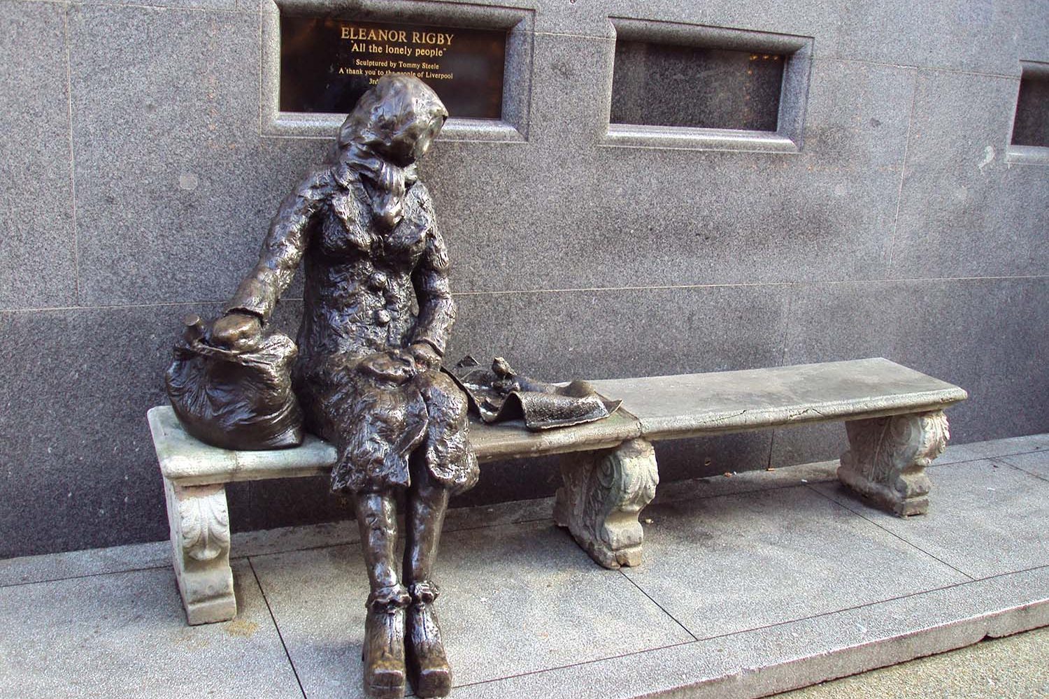 Statue of Eleanor Rigby, Liverpool.