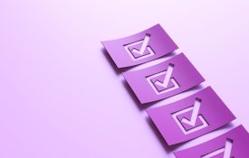 Purple checks on a purple background.